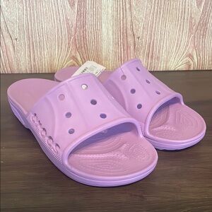 New Men’s CROCS Via Lavender Slide Sandals